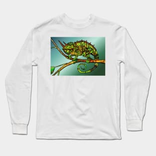 Steampunk Chameleon Long Sleeve T-Shirt